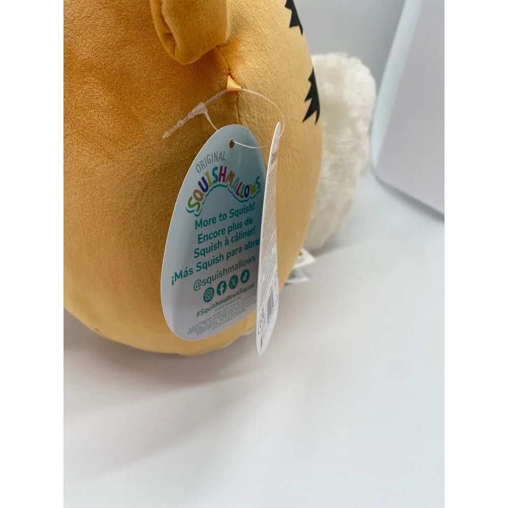 Squishmallows Pokemon Growlithe 10 Inch Plush Jazwares New With Tags NWT